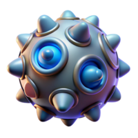 striking coastal Ultra-detailed, isolated cutout of a single, energy-based lifeform, hyper-specific energy patterns, professional render with Transparent Background sharp png