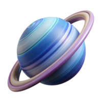 memorable abstract Photorealistic, ultra-detailed, isolated cutout of a single, ringed gas giant, hyper-specific ring details with Transparent Background impeccable png