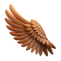 mysterious magnificent Hyper-specific professional render of a single, feathered Harpy wing, clawed, isolated cutout with Transparent Background high quality png