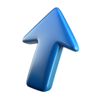 reflective extraordinary A stylized, abstract arrow pointing upwards, with Transparent Background impeccable png