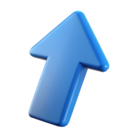 peaceful glorious A single, floating arrow pointing upwards with Transparent Background exclusive png