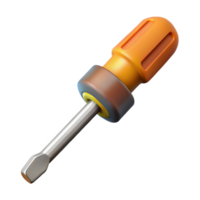 picturesque joyful rustic Screwdriver Phillips head with Transparent Background sharp png