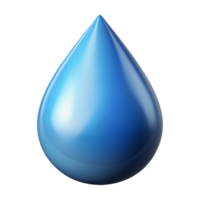 serene standout Ultra-detailed photorealistic isolated cutout of a single tear drop, professional render with Transparent Background png