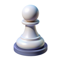 immaculate remarkable Hyper-specific, isolated cutout of a single white chess pawn with Transparent Background png