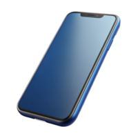 reflective splendid A sleek, modern smartphone with a blank screen with Transparent Background genuine png