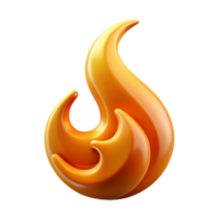 sumptuous calm victorian A stylized, abstract flame icon made of swirling fire with Transparent Background top-tier png