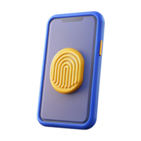 intense pristine Smartphone with fingerprint sensor with Transparent Background impeccable png