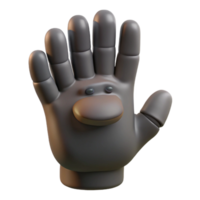 whimsical dramatic Concept art style isolated cutout of a single gorilla Gorilla gorilla hand, with Transparent Background sharp png