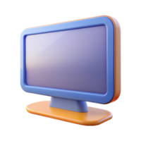 mesmerizing impressionist A flat screen television displaying static with Transparent Background impeccable png