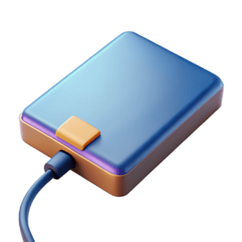 serene standout Photorealistic, professional render, isolated cutout of a single data storage cube with pulsating lights, hyper-specific, ultra-detailed with Transparent Background png