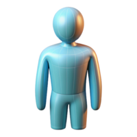 vibrant futuristic Concept art style, isolated cutout of a single, stylized, abstract human figure, wireframe render, ultra-detailed with Transparent Background impeccable png