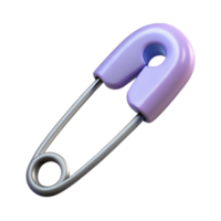 majestic peaceful mid-century Professional render, isolated cutout, single safety pin, closed, hyper-specific with Transparent Background sharp png