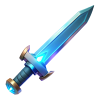 mesmerizing harmonious urban Concept art style, isolated cutout of a futuristic, energy sword with glowing plasma blade with Transparent Background masterfully captured png
