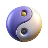 picturesque acclaimed A stylized Yin and Yang symbol, balanced and harmonious with Transparent Background png