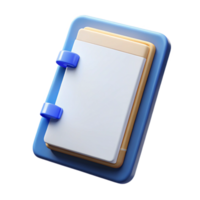 passionate picturesque Tablet showing a blank notepad app with Transparent Background high resolution png