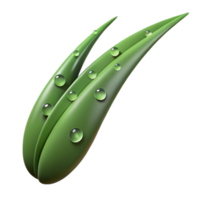 notable urban Concept art style, isolated cutout of a hyper-specific single blade of grass with dew drops Ultra-detailed with Transparent Background handcrafted png