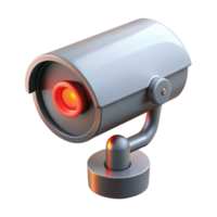 spectacular standout Security camera with blinking red light with Transparent Background png