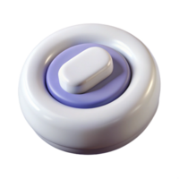 splendid elegant Hyper-specific, isolated cutout of a single button, white with Transparent Background ultra HD png