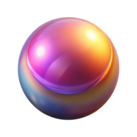 serene abstract Photorealistic, isolated cutout of a single, pulsating, energy orb, vibrant colors, ultra-detailed, hyper-specific with Transparent Background 8K png