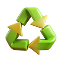 sumptuous distinctive A recycle symbol, made of arrows with Transparent Background png