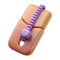 romantic captivating Hyper-specific, concept art style render of a single zipper, isolated cutout with Transparent Background studio quality png