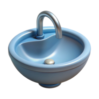 standout bohemian Bathroom sink, porcelain material, with Transparent Background premium png