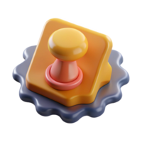 reflective wonderful Hyper-specific professional render of a single postage stamp, isolated cutout with Transparent Background handcrafted png