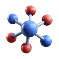 mesmerizing urban A stylized, abstract representation of a molecule with Transparent Background 8K png
