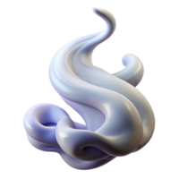 standout mid-century A wisp of smoke, curling and ethereal with Transparent Background impeccable png