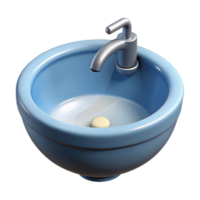rare renaissance Bathroom sink, porcelain material, with Transparent Background authentic png