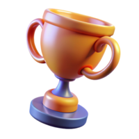 remarkable organic A stylized trophy cup, abstract and victorious with Transparent Background high resolution png