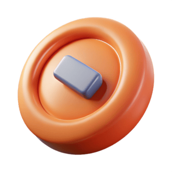 joyful elegant Hyper-specific, photorealistic isolated cutout of a single button with Transparent Background precision png
