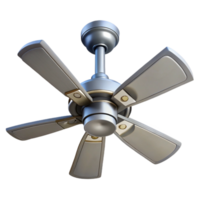 sumptuous romantic creative Ceiling fan, modern design, with Transparent Background precision png