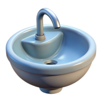 mesmerizing distinguished Bathroom sink, porcelain material, with Transparent Background png