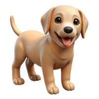 remarkable mid-century A playful Labrador Retriever puppy, with Transparent Background sharp png