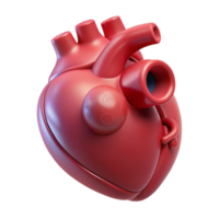 rare gothic Hyper-specific, photorealistic, isolated cutout, concept art style of a single, advanced, bio-engineered synthetic heart with Transparent Background high quality png