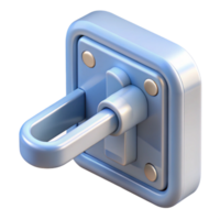 quintessential rustic Hyper-specific, professional render of a single, modern window latch with Transparent Background elite png