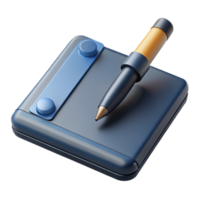 splendid memorable Photorealistic isolated cutout of a single, professional graphics tablet pen, ultra-detailed with Transparent Background png