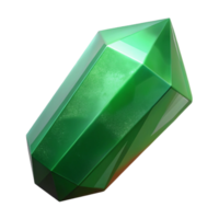 extraordinary reflective nordic Concept art style, isolated cutout of a single, raw emerald crystal with rough edges and natural inclusions with Transparent Background gallery standard png