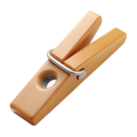 spectacular ethereal bohemian Hyper-specific, photorealistic isolated cutout of a single wooden clothespin with Transparent Background premium png