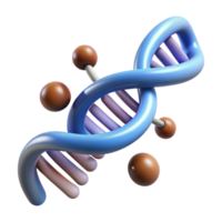 radiant reflective modern A floating, abstract DNA strand forming a double helix, with Transparent Background refined png