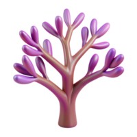mesmerizing inspired Concept art style, isolated cutout of a single, radiating, fractal tree branch with Transparent Background png
