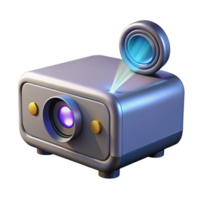 wonderful quintessential Isolated cutout, professional render of a single, ultra-detailed, photorealistic holographic projector emitting a beam of light, with Transparent Background png