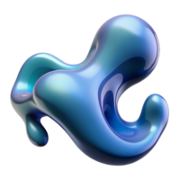 spectacular coveted An abstract, organic shape resembling a flowing liquid with Transparent Background png
