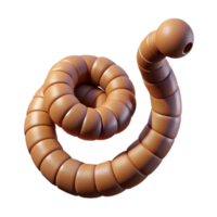 wonderful nordic Concept art style, isolated cutout of a single, ultra-detailed, coiled rattlesnake tail, rattle segments clearly visible with Transparent Background genuine png