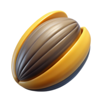spectacular energetic avant-garde Concept art style, hyper-specific, isolated cutout of a single, sunflower seed, striped shell and textured surface with Transparent Background detailed png