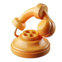 sumptuous futuristic Hyper-specific, professional render of a single, levitating, vintage telephone receiver dripping with honey Isolated cutout with Transparent Background top-tier png