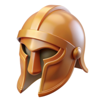 pristine peaceful coastal Photorealistic, ultra-detailed, hyper-specific professional render of a single Greek Corinthian helmet, isolated cutout with Transparent Background original png