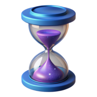 signature abstract Professional render, photorealistic, isolated cutout of a single, ultra-detailed, hyper-specific cosmic hourglass filled with stardust with Transparent Background top-tier png