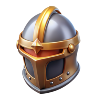 timeless nordic Ultra-detailed concept art illustration of a single stylized medieval helmet, knight's helm, isolated cutout with Transparent Background genuine png